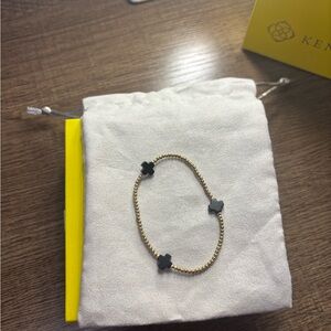 Enewton Gold Bracelet with Black cross